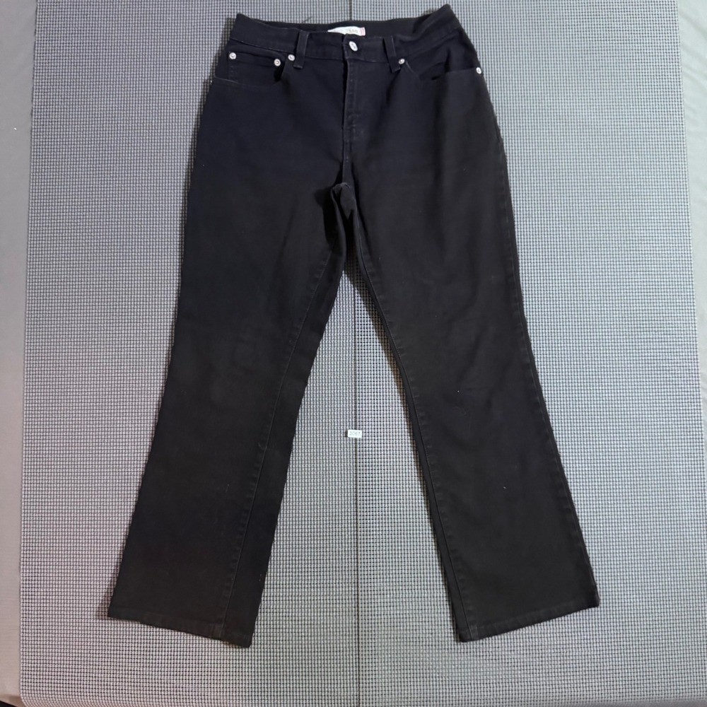 Levis 550 Relaxed Bootcut Jeans Womens 6S Black Denim Pants
